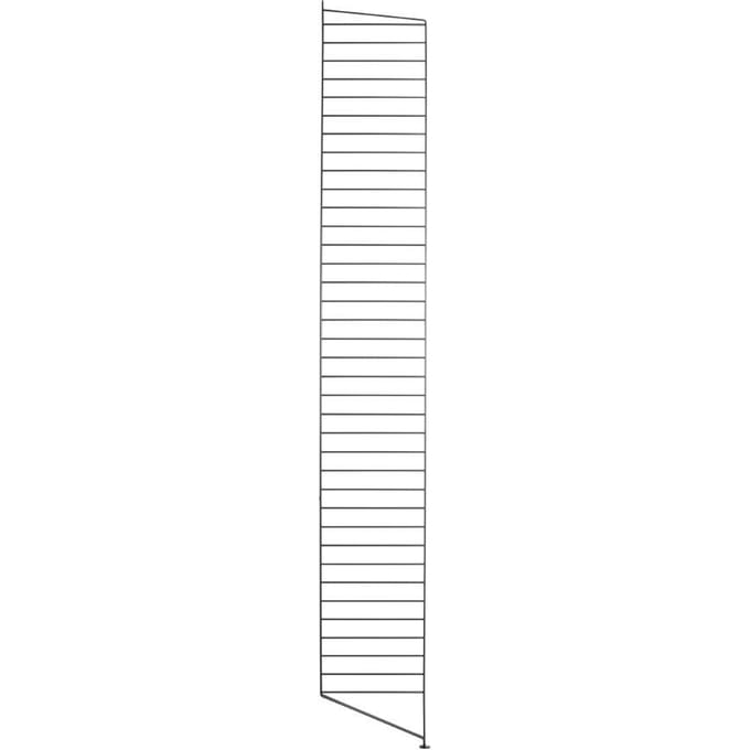String Furniture - Floor Side Panel - 200 x 30 cm - afzonderlijk - zwart