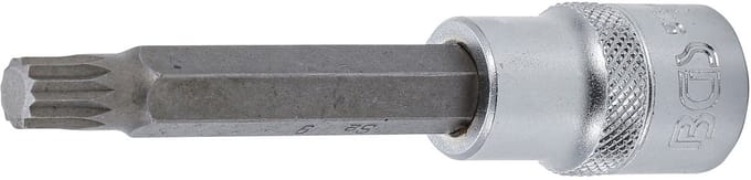 BGS Dopsleutelbit - lengte 100 mm - 1/2 - veeltand (voor XZN) M9