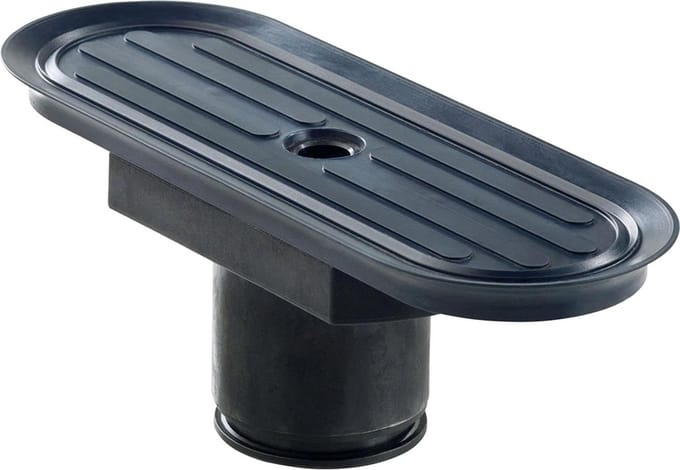 Vacuümplaat - Vacuüm schijf - Stofafzuiging - Systeem compatibel - 215 mm - Zwart