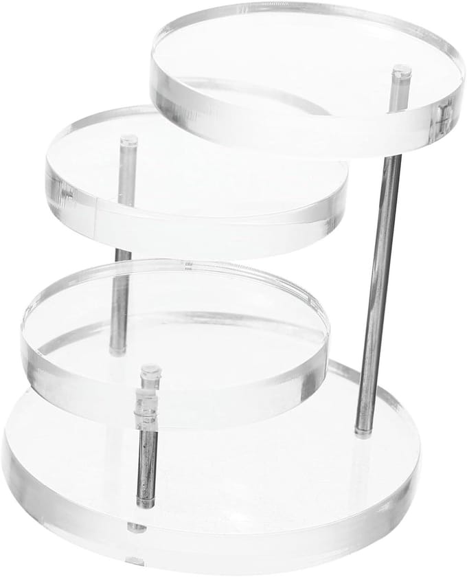Acryl Display Stand - Sieraden Torens - Sieraden Presenteren - Transparante Kleur - 7x7x8cm - Transparant