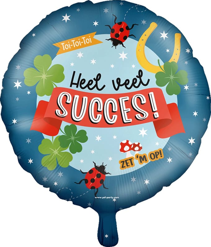 Foil balloon - Heel veel succes
