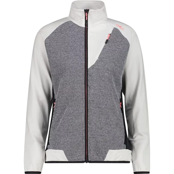 Hybride technische fleece met rits vrouw CMP