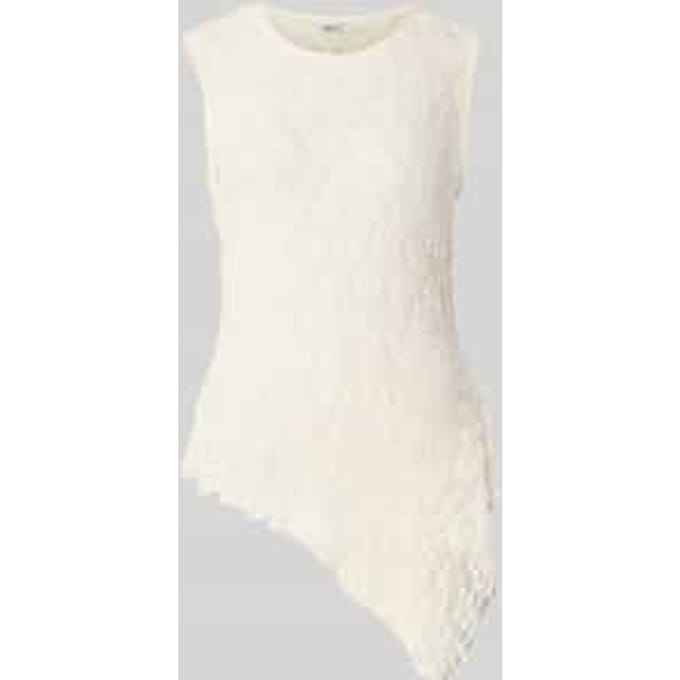Slim fit top met asymmetrische band model 'LIVA'