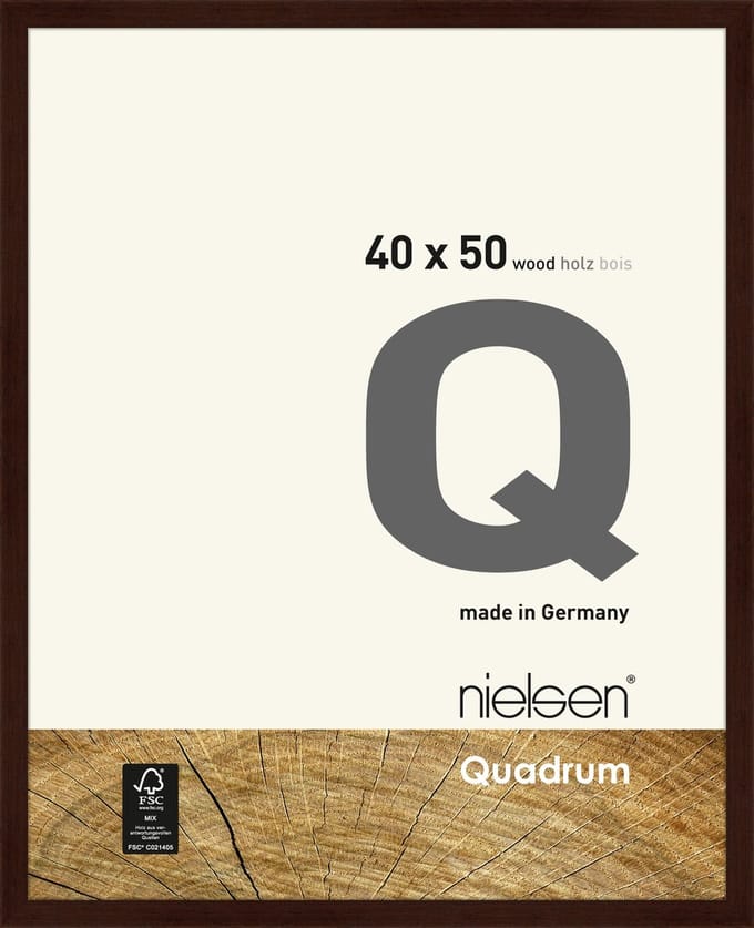 Nielsen Quadrum Houten Wissellijst Wenge 40x50cm