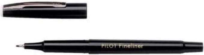 Pilot - Fineliner - 1.2mm - zwart - per 2 verpakt.