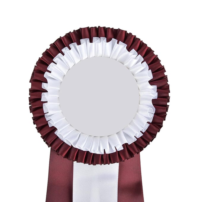 Royale Lint Rozet Badge Pin Winnaars Medaille Klasse Trofee PrijsWit brown