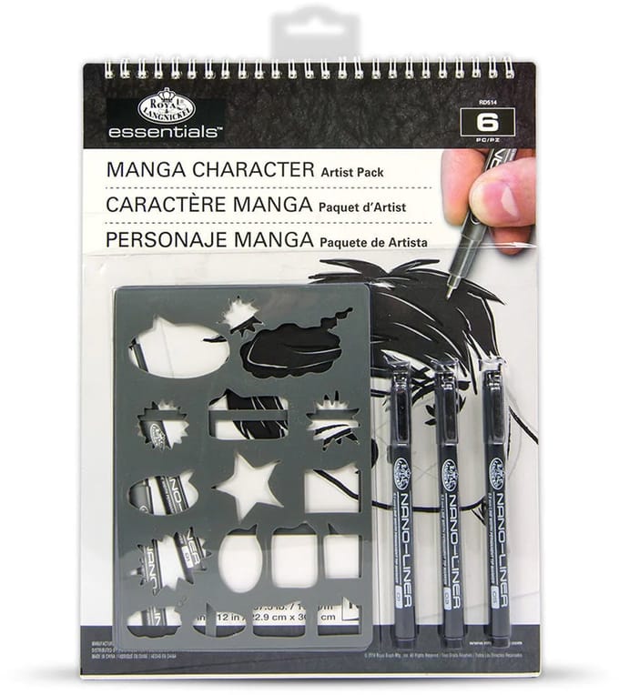 Royal & Langnickel - Manga karakter artist pack schetsboek - RD514