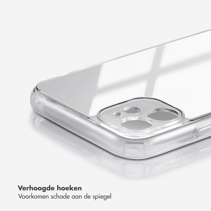 Selencia Mirror Backcover voor de Apple iPhone 11 - Zilver
