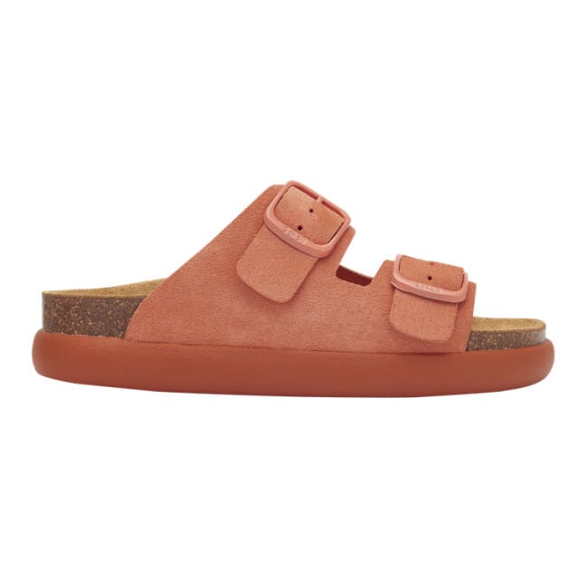 Scholl Sandalen Noelle Chunky Suede Vrouwen - Koraal