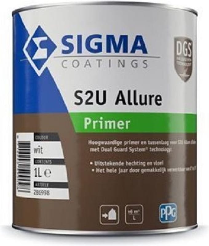Sigma S2u Allure Primer 1 Liter 100% Wit