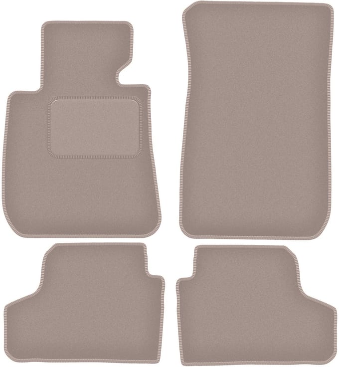 Beige veloursmatten voor: BMW 3 E93 cabriolet (2004-2011)