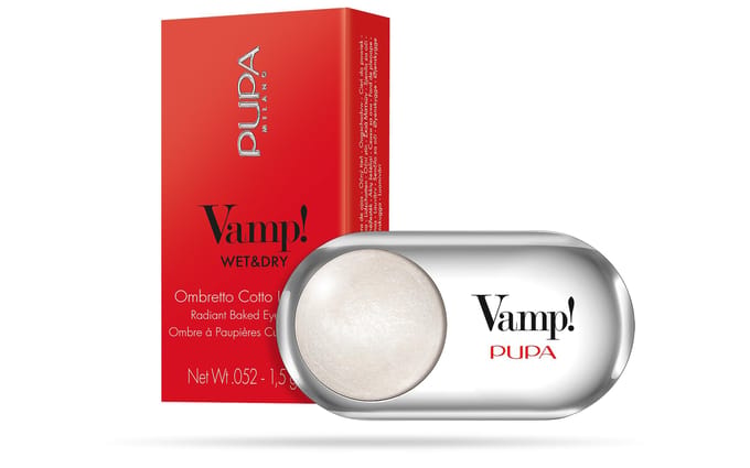 Vamp! Wet & Dry Eyeshadow 401 White Snow 1 g – Eyeshadow, Wet And Dry Dual Use, For Makeup Enthusiasts, White Snow, Suitable For Daily Eye Makeup