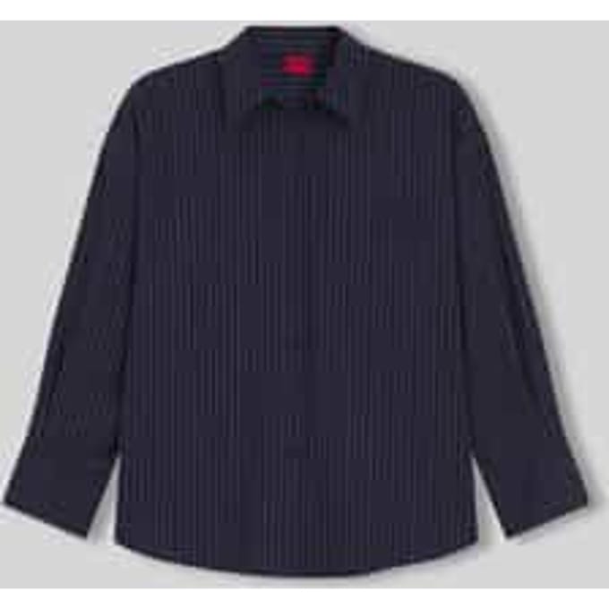 regular fit blouse met lange mouwen van puur katoen model 'EXTRA'
