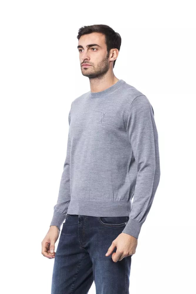 Billionaire Italiaanse Couture Grijze Merino Wol Mannen Trui