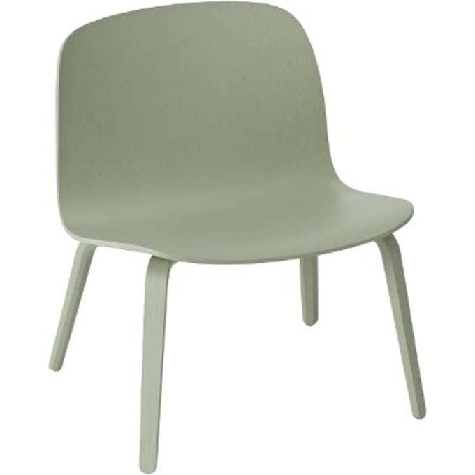Muuto - Visu Lounge stoel - nevelgroen