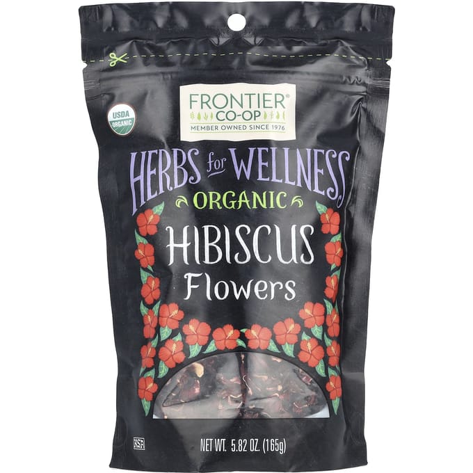 Frontier Co-Op, Organic Hibiscus Flower, 165G(5.82Oz) gray