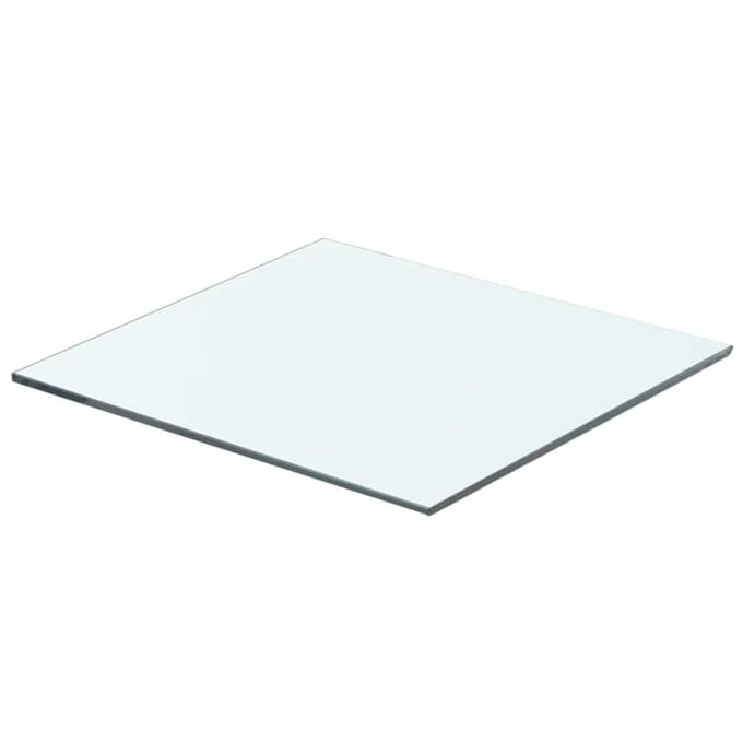 vidaXL - Wandschap - transparant - 40x30 - cm - glas