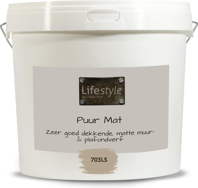 Lifestyle Essentials Puur mat | 703LS | 5 liter | Goed dekkende muurverf
