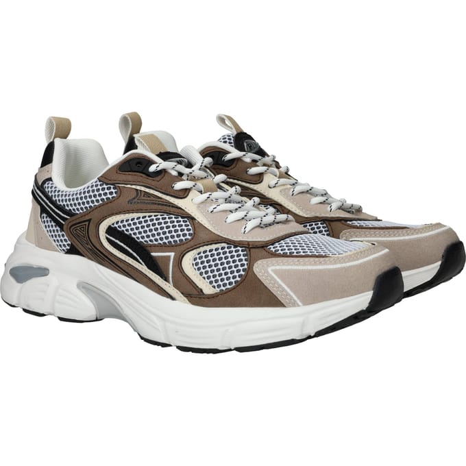 PS Poelman Sneakers - Heren - Bruin - Maat:45