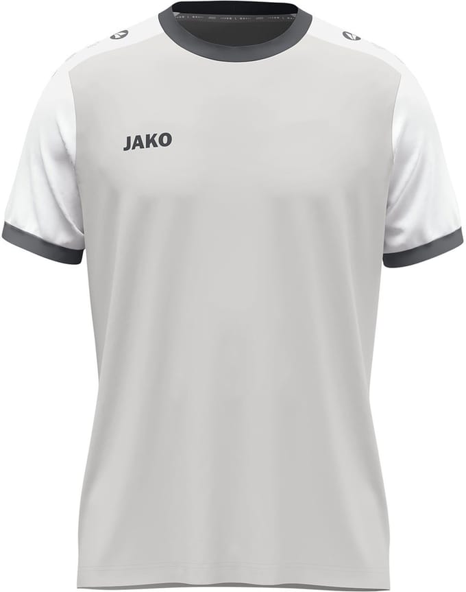 Jako Dynamic Shirt Korte Mouw Kinderen - Lichtgrijs / Wit / Grijs | Maat: 152