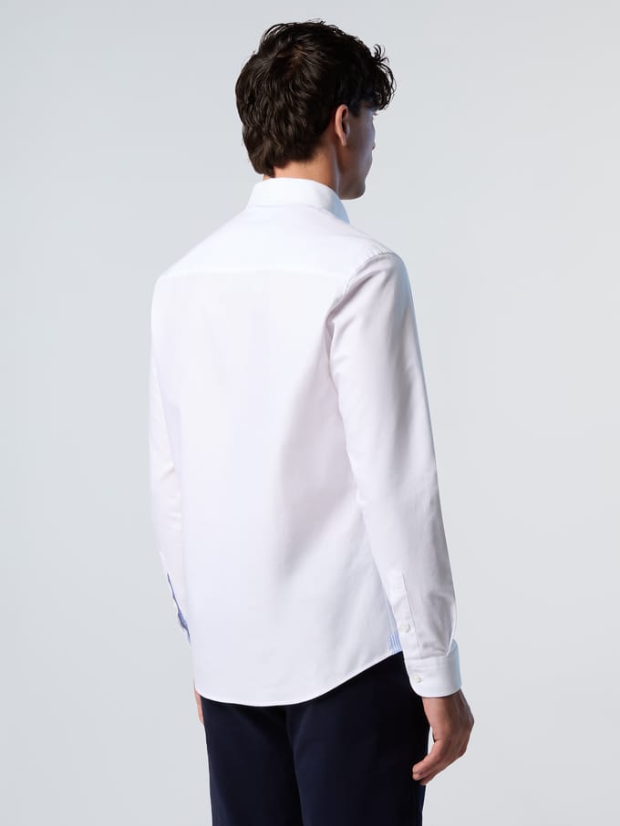 North Sails Overhemd Oxford met geborduurd logo
