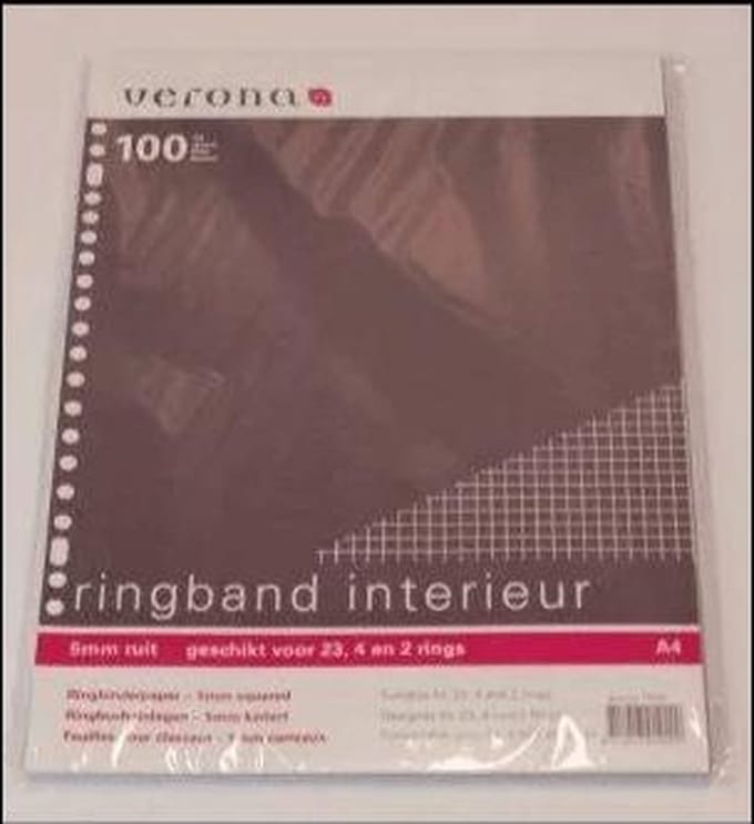 23 r. interieur 100 vel ruit 5mm