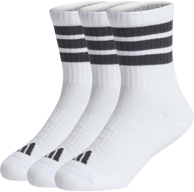 Gewatteerde sokken voor kinderen adidas 3 stripes (x3)