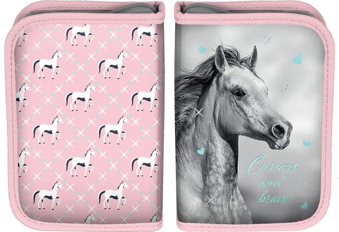 Animal Pictures Gevuld Etui, Brave - 19,5 x 13 cm - 22 st. - Polyester