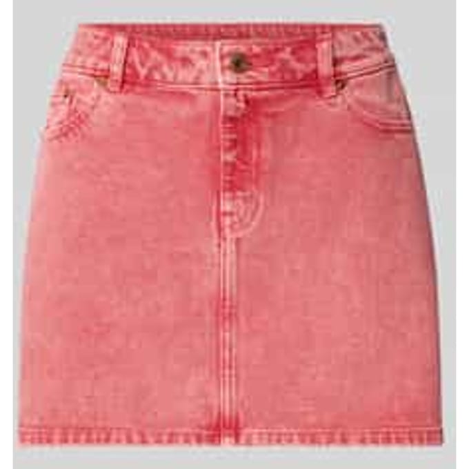 mini-jeansrok met steekzakken