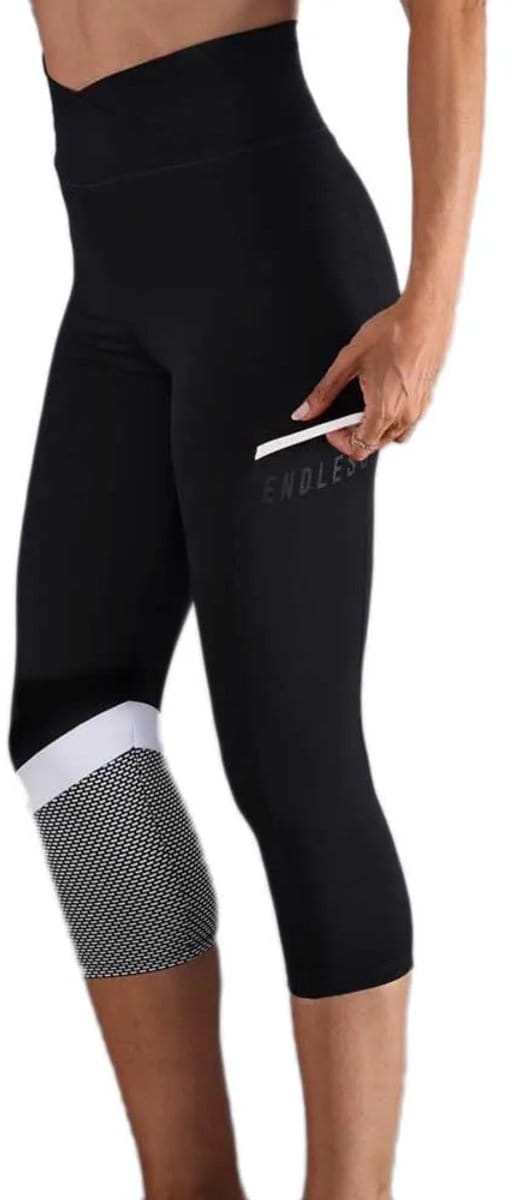 Endless Line Pocket Hw 7/8 Leggings Zwart S Vrouw
