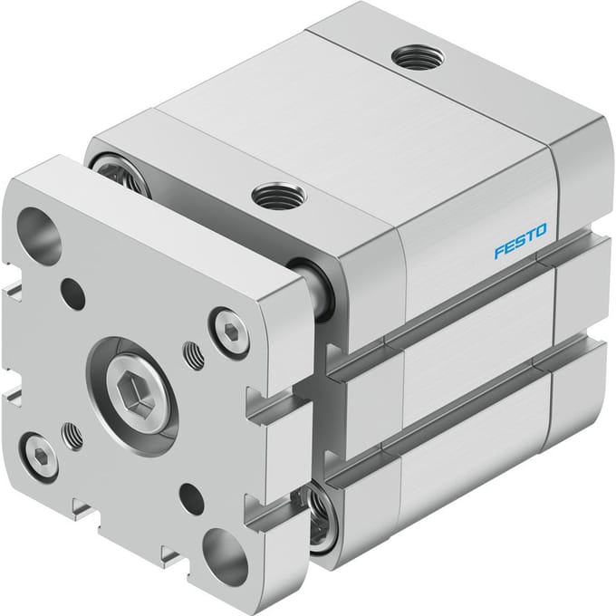 Festo Compacte Cilinder 50mm Boring 25mm Slag ISO 21287 Dubbelwerkend - 554262 - P2DPM