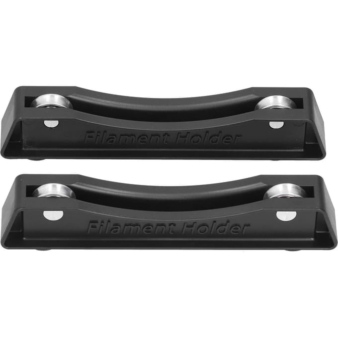 2 Stuks Filament Spoelhouder Vaste Zitting voor FDM 3D Printer ABS PLA Materialen Planken Rek Bak black