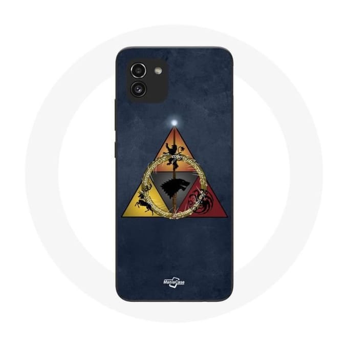 Coque - Game of Thrones - Samsung Galaxy A03 - Silicone - Souple - Mixte noir