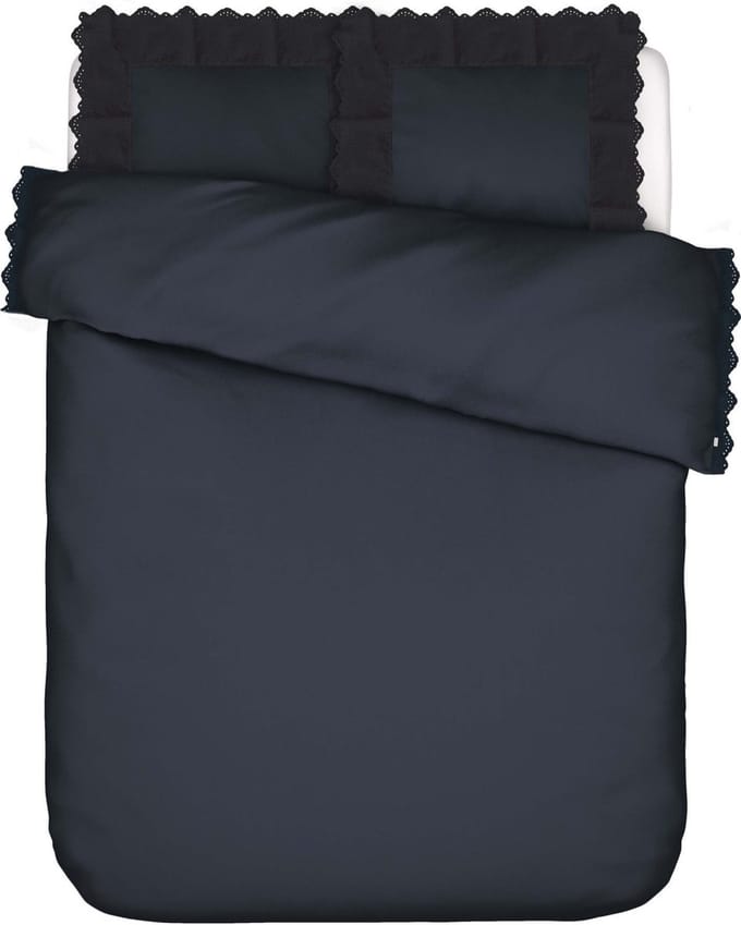 Essenza Maen Dekbedovertrek Katoen Nightblue - Tweepersoons – 200x200/220 cm