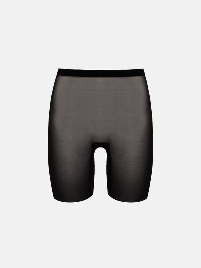 Wolford - Tulle Control Shorts - Tulle - Zwart