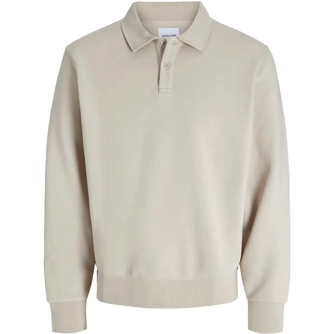 JACK&JONES ESSENTIALS - JJEBRADLEY SWEAT POLO NOOS Heren Trui