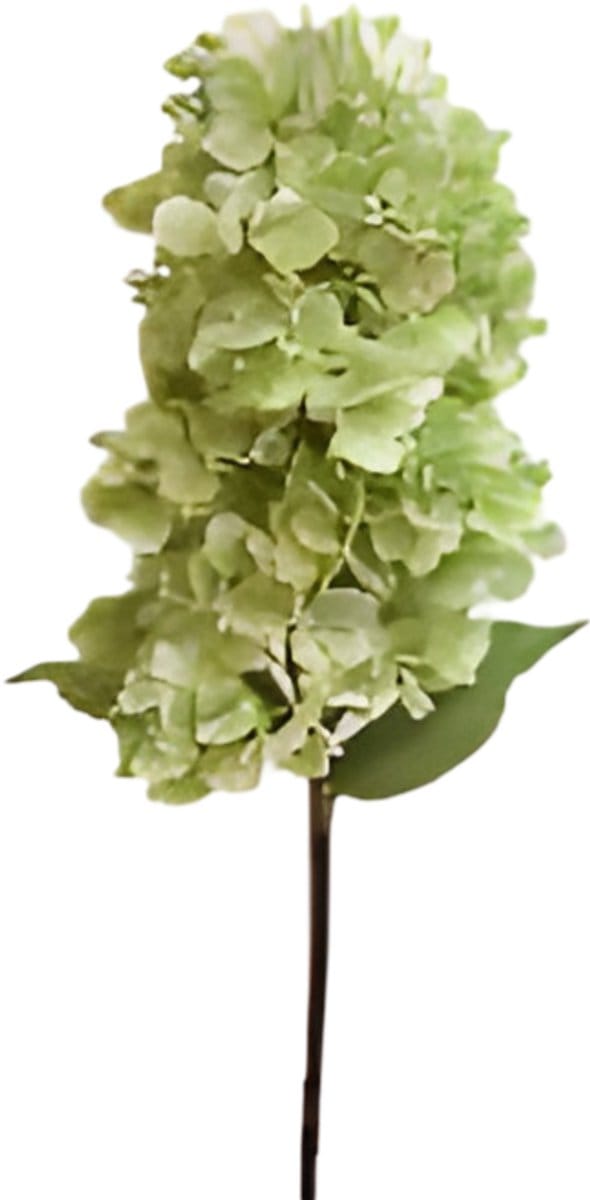 Kunst hortensia pluim lichtgroen 85 cm Buitengewoon de Boet