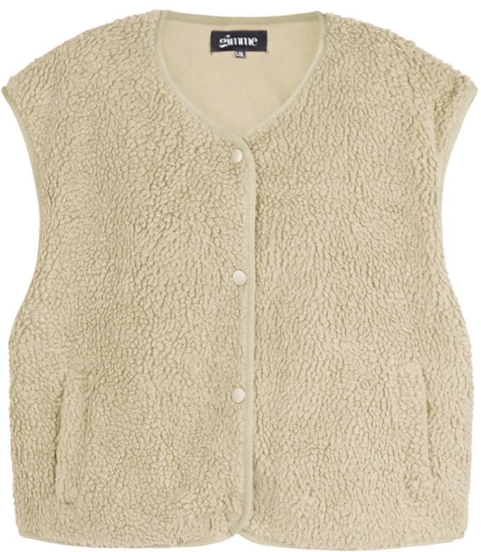 Woven Polyester Fiber Women's Vest Casual Solid Color Fall/Winter