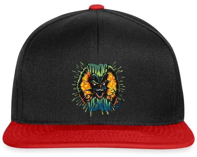 Jurassic World Dilophosaurus Toxic Snapback cap