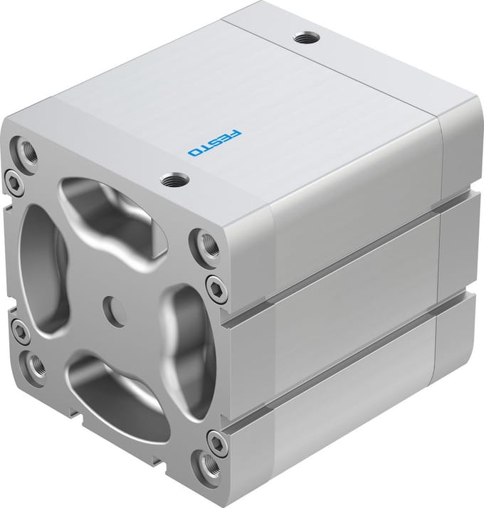 Festo Compacte Cilinder 100mm Boring 60mm Slag ISO 21287 Dubbelwerkend - 577206