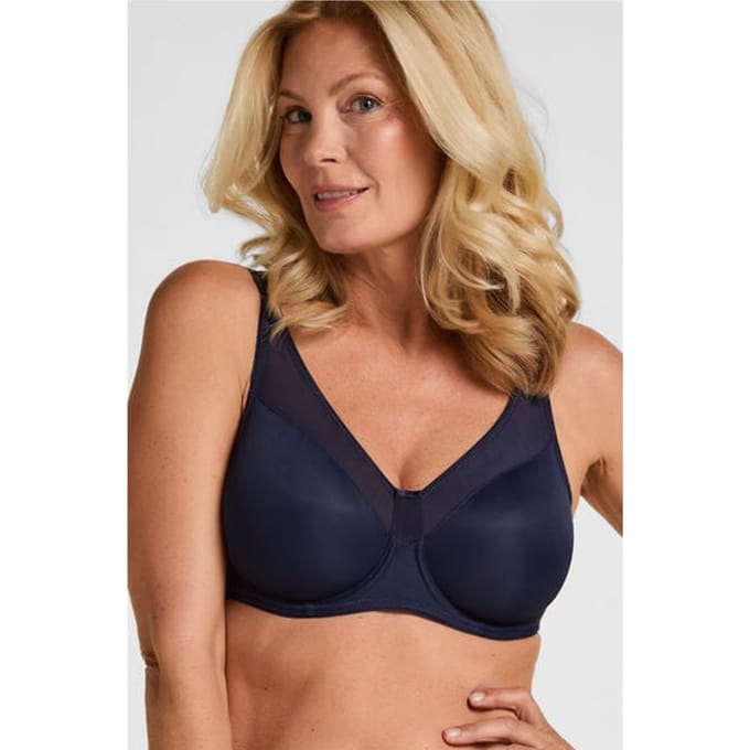 Hunkemöller Nina Non-Padded Underwired Minimizer Bra Blauw