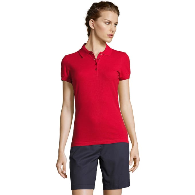SOLS Dames/Dames People Poloshirt (Rood)