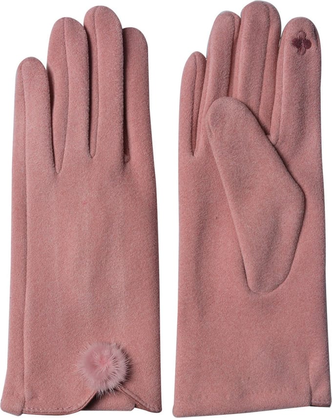 Juleeze Handschoenen Winter 9x24 cm Roze Polyester