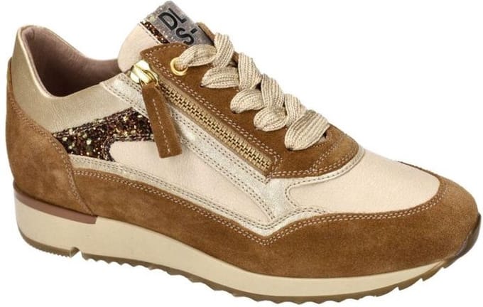 Dlsport -Dames - beige - sneakers - maat 40