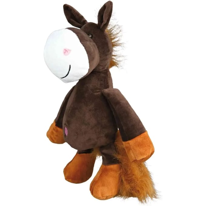 Paard pluche voor hond Trixie