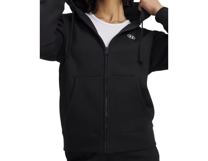 Under Armour Rival Jas Met Capuchon Dames Zwart K008
