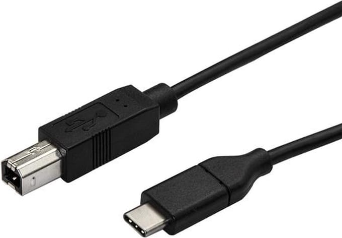 StarTech.com USB-C Aan USB B Printer Cable - M/M - USB 2.0 - USB-C cable - 3 m