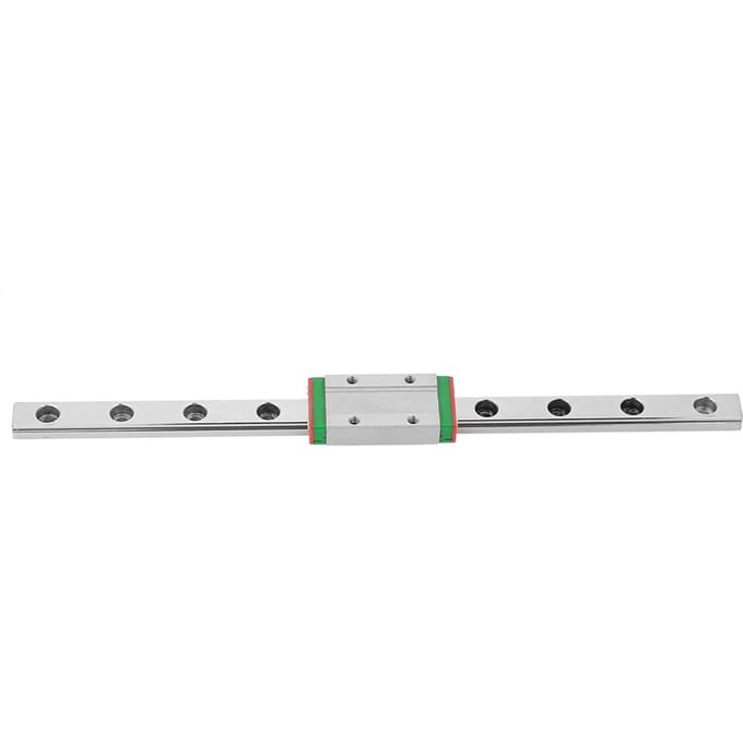 Rail de guidage linéaire miniature LML9H de 200 mm, bloc coulissant de 9 mm de largeur
