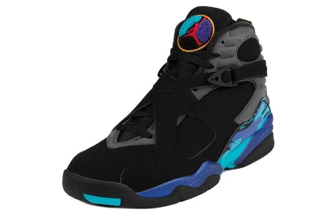 Air Jordan 8 Retro 'Aqua' 2015 305381-025 47.5 black