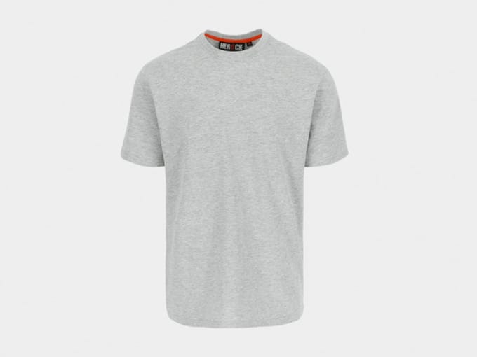 Herock Argo T-shirt korte mouwen Licht Heather Grijs XL